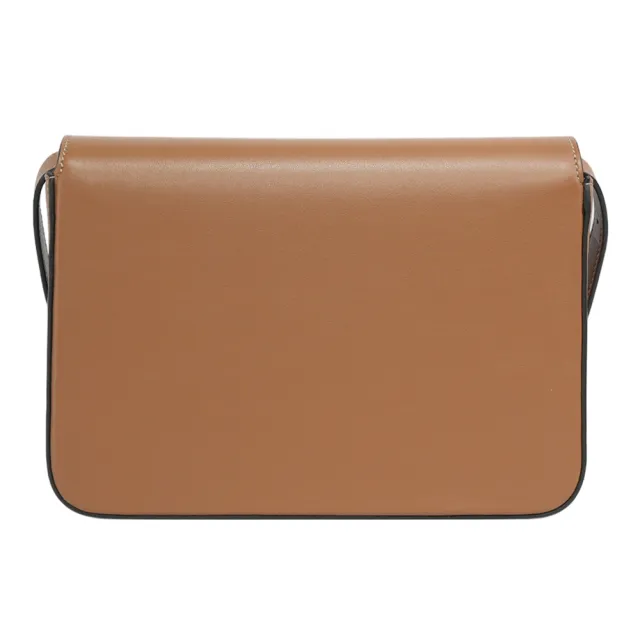 【TOD’S】T Timeless 光滑小牛皮翻蓋二用包_展示品(棕色)