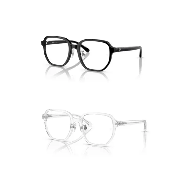 【RayBan 雷朋】光學膠框眼鏡熱門款組合(亞洲版鼻墊 多款任選)