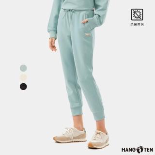 【Hang Ten】女裝-恆溫多功能-JOGGER FIT坑條抗菌除臭抽繩束口褲(多色選)