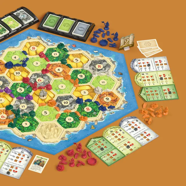 【新天鵝堡桌遊】卡坦島騎士5-6人擴充 Catan Cities & Knights 5/6 Expansion(玩家跑團讚)