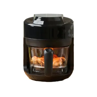 【one-meter】★保固登錄送咖啡★2L玻啵鍋2.0玻璃3D氣旋無油空氣炸鍋(OBO-25025GF)