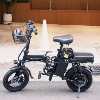 【MiZZO 麥躁】WS X3 電動自行車 雙避震 小摺疊車 騎動新時尚(雙避震/14吋/輕量/可摺疊/原廠保固)