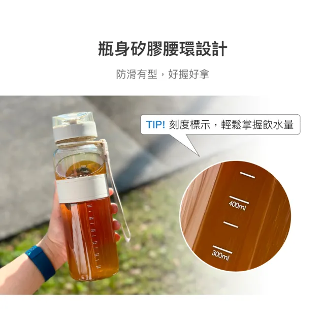 【LocknLock 樂扣樂扣】超值二入組 官方直營 Tritan優質彈蓋提帶水壺 650ml(兩色任選/Tritan材質/運動水壺)