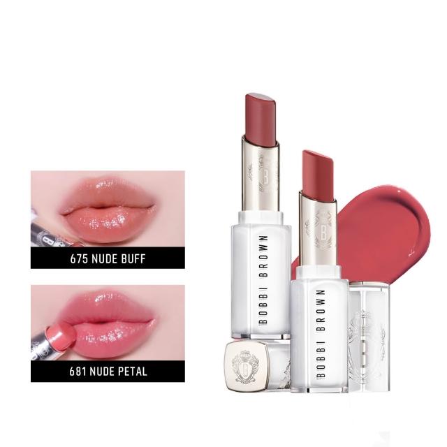 BOBBI BROWN 晶鑽釉光水唇膏為專櫃級保養型唇部彩妝，3g容量輕盈易攜，擁有高顯色度與豐潤質感，適合各種膚質使用。產品採用水潤配方，帶來絲滑貼合的妝效，並具備3年儲存期限，提供多種色號選擇，包括#671Nude Blush、#672Nude Rose、#690Seoul Blend等，完美融合自然與時尚，是日常與場合皆宜的優質唇部彩妝。