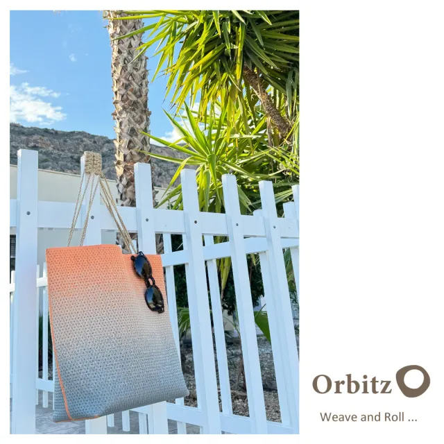 【Orbitz】漸層編織水桶肩背包 S2416217*