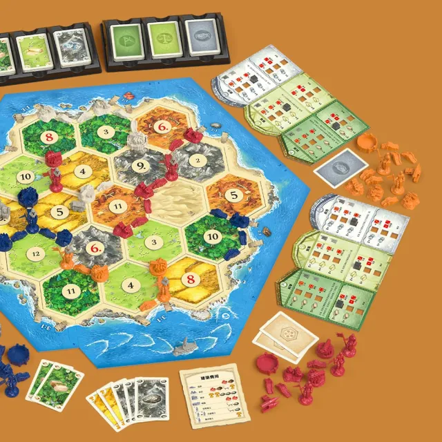 【新天鵝堡桌遊】卡坦島騎士擴充 Catan Cities   Knights Ex.(玩家跑團讚)