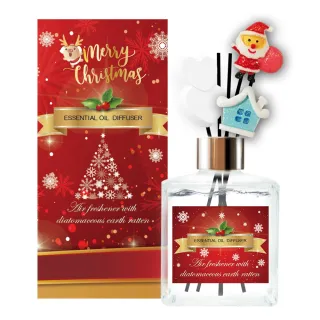 【QIDINA】冬季限定硅藻土聖誕擴香瓶 200ml(聖誕禮物 交換禮物 送禮物 生日禮物 聖誕節)