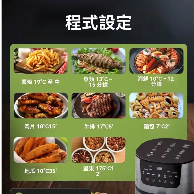 【Lexiang樂享】7L空氣炸鍋烤箱一體家用多功能智能電炸鍋薯條機(烤箱/空氣炸鍋)