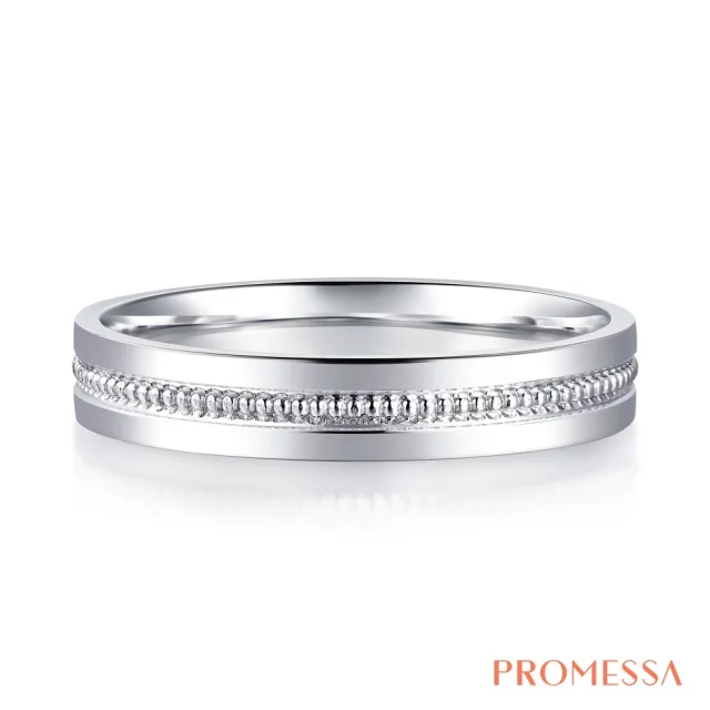 【PROMESSA】PT950鉑金 小皇冠系列 結婚戒指 / 對戒款(男戒)