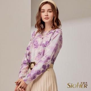 【SiOHER 熹歐禾】現貨 特選鎏光彩繪針織上衣四件組(女裝/女上衣/針織衫/氣質/百搭/通勤)