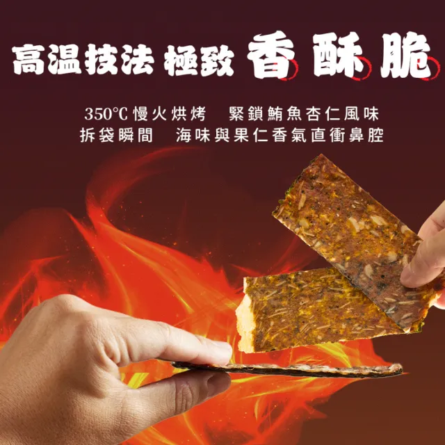 【魚饌食hamacen】海苔杏仁鮪魚肉紙60g/盒x2(非豬肉製 出國送禮 少油 含omega-3 涮嘴超脆 肉紙 肉乾 零食)