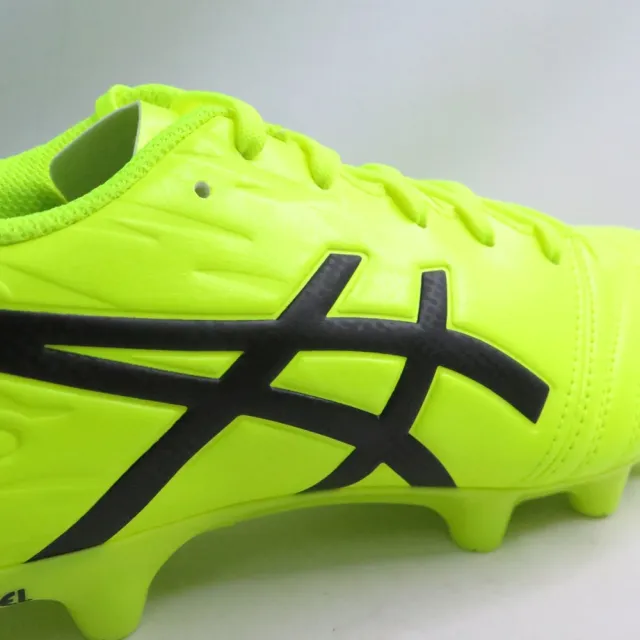 【asics 亞瑟士】DS LIGHT CLUB 男款 足球釘鞋 2E楦(1103A097750 亮黃x黑)