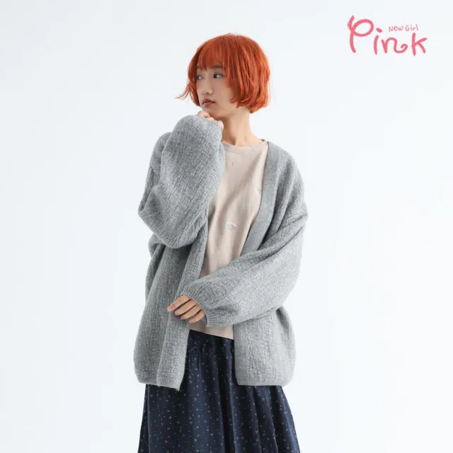 【PINK NEW GIRL】蓬鬆感寬袖外套 Z4407BC(2色)