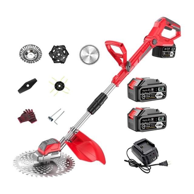 【Ogula 小倉】割草機 3980W超大功率 多角度可調節 無刷數顯10寸款（十節兩電）鋁製機頭(除草機/打草機)