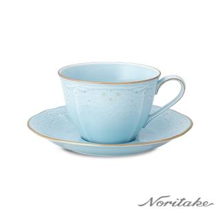 【NORITAKE】新芽-咖啡單客杯 早晨藍(可微波 精緻禮盒)