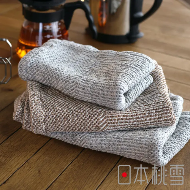 【日本桃雪】SEK抗菌防臭檜木鬆餅紋毛巾(鈴木太太公司貨)