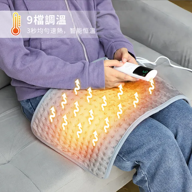 【ANTIAN】冬季熱敷驅寒電熱毯 暖宮/暖腿/暖背/暖手 加熱暖身墊 膝蓋發熱毯 60*30cm
