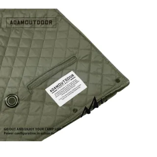 【ADAMOUTDOOR】ADAM USB急速加熱暖心毯 三色可選  沙漠色/軍用綠/曜石黑(車麗屋)