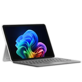 【Microsoft 微軟】鍵盤蓋組★Surface Pro 12吋 輕薄觸控筆電-白金(Snapdragon X Plus/16G/256G/W11)