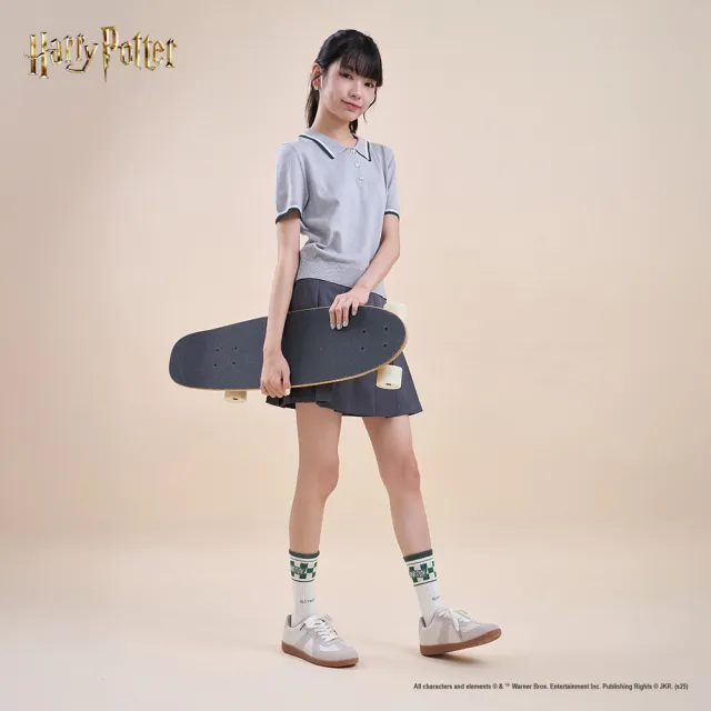 【FOOTER】哈利波特 史萊哲林襪(HP10-標語)