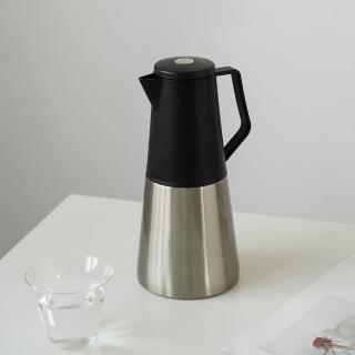 【ARPHEE】義式304不鏽鋼美型保溫壺1.2L(黑色)