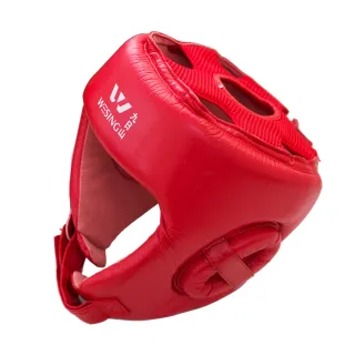 【九日山】拳擊散打泰拳專用護具配件-紅色護頭套(L)
