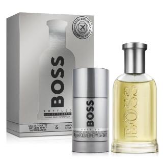 【HUGO BOSS】自信男性淡香水禮盒-淡香水100ml+體香膏70g