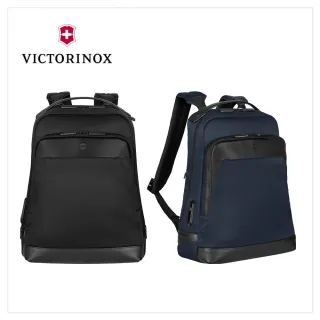 【VICTORINOX 瑞士維氏】AlexNero系列 15.6吋電腦後背包 黑/海軍藍(611804/653669)