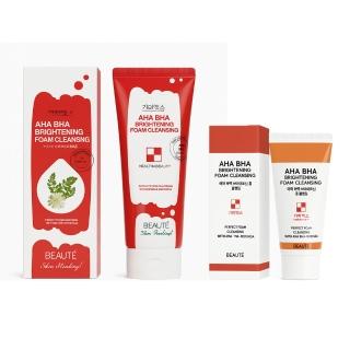 (即期品：買一送一 送小支)【韓國 Re:Excell】AHA+BHA喚膚潔膚乳(160ml)