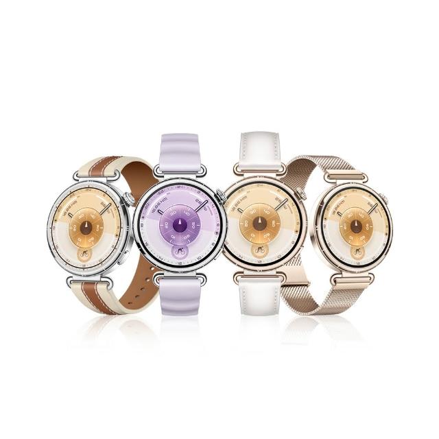 Huawei華為 Watch GT6 GPS 41mm Huawei華為 Watch GT6 GPS 41mm 智慧手錶,具備GPS定位、防潑水、藍芽通話、運動偵測、健康資料監測及血氧偵測功能,支援Android與iOS系統,提供金、流光紫、浮光白三種顏色選擇,螢幕尺寸小於2吋,待機時間達8-30天,輕巧設計僅37.5g,並具備NCC認證碼CCAK25LP1760T1。