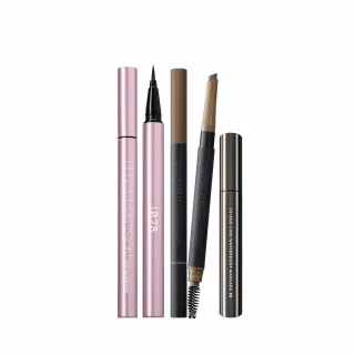 【1028】聖誕限定美妝袋極限防水眼妝組(眼線液+防水睫毛膏+眉筆)