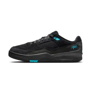 【NIKE 耐吉】Jordan Flight Court 運動鞋 男鞋 休閒鞋 黑藍色 麂皮 低筒 HF3255-040