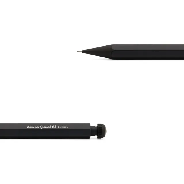 【KAWECO】SPECIAL系列 鋁製自動鉛筆 霧黑色 Push Pencil 0.5 0.7 0.9 2.0mm
