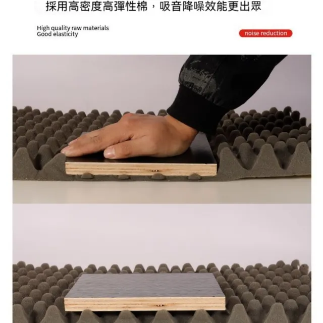 【JinJiu津久】錄音棚隔音棉 5CM厚5平方黑色 KTV墻麵消音降噪(吸音棉 降噪棉 自粘隔音棉)