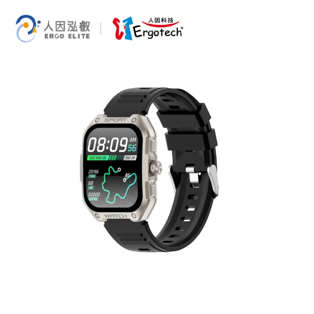 【Ergotech 人因科技】ERGOLINK SW322 綺跡 Ai GPS 智慧通話腕錶(GPS手錶/通話手錶/健康手錶)
