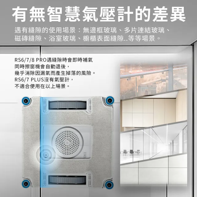 【RioBuds 瑞歐斯】i擦RS8 PRO 擦窗機器人 台灣新竹品牌 26年全新旗艦機(雙邊水泵三噴水 更快更穩更安靜)