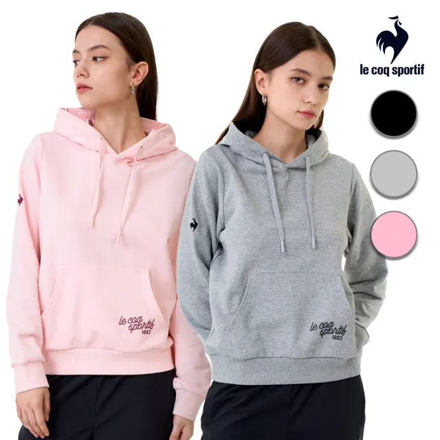 【LE COQ SPORTIF 公雞】連帽T恤 女款 3色 LWW22031