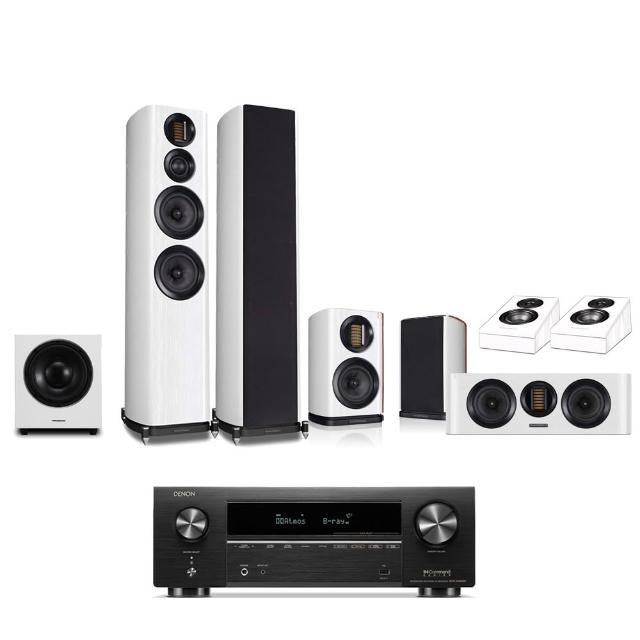 【Denon 天龍】家庭劇院組合(AVR-X1800H+Wharfedale EVO4.4+4.1+4.CS+WH-D10+Diamond 12 3D)