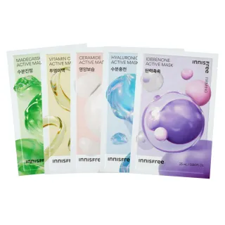 【INNISFREE】官方直營 高效活性面膜(保濕/舒緩/美白/抗老)
