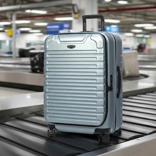 【eminent 萬國通路】24吋 雙層防爆拉鍊 德國拜耳PC 前開式 行李箱(URA-KK60-24)