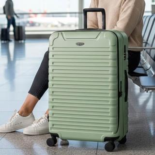 【eminent 萬國通路】28吋 雙層防爆拉鍊 德國拜耳PC 前開式 行李箱(URA-KK60-28)