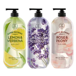 【ON THE BODY】超植萃沐浴露900g買1送1(玫瑰牡丹/薰衣草迷迭香/檸檬馬鞭草)