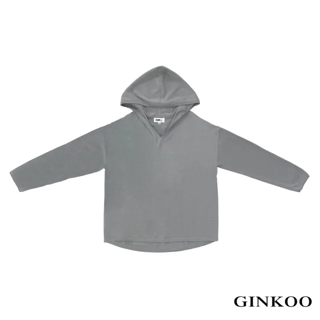 【GINKOO 俊克】連帽針織上衣