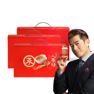 【老協珍】人蔘精禮盒14入x3盒(60ml/入 郭富城代言 養氣人蔘 送禮 保健禮盒 雙12)