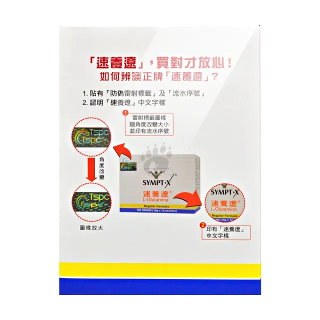 【SYMPT-X】速養遼 左旋麩醯胺酸X2組(贈32包+全聯禮券200元&褐抑定8條) 年節送禮/禮盒