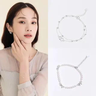 【vacanza】momo精選 925純銀飾品 純銀手鍊 多款任選 均一價$1199(抗過敏 交換禮物 聖誕禮物)