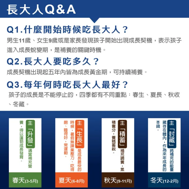 【順天本草】長大人精華飲 8入/盒x3(男方-成長精華、素食可用、成長關鍵、順天堂)