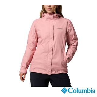 【Columbia 哥倫比亞】女款-OT防水外套-Arcadia™-淺粉色(URR24360LK/JF)