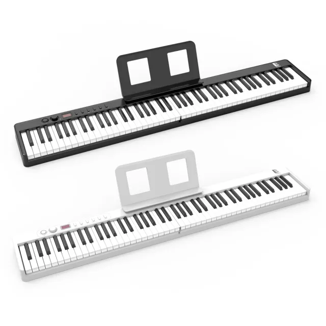 【Bora】跟彈燈加強版BX-20PRO+力度鍵盤88鍵折疊式電鋼琴(法國音源 重力 重錘 折疊電鋼 數位鋼琴)