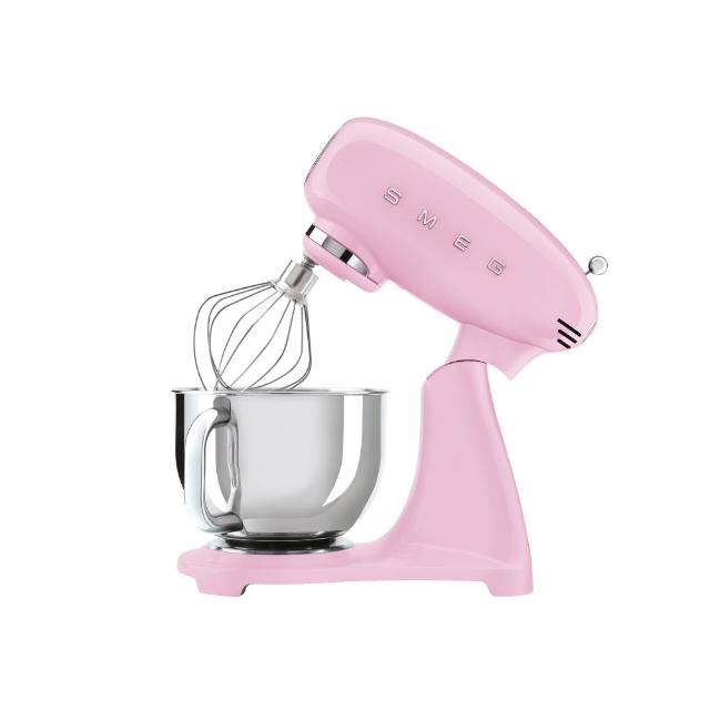 【SMEG】義大利復古美學全彩攪拌機-粉紅色(SMF03PKUS 公司貨)